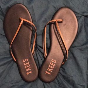 Brand new Brazilian Flip Flops -Leather